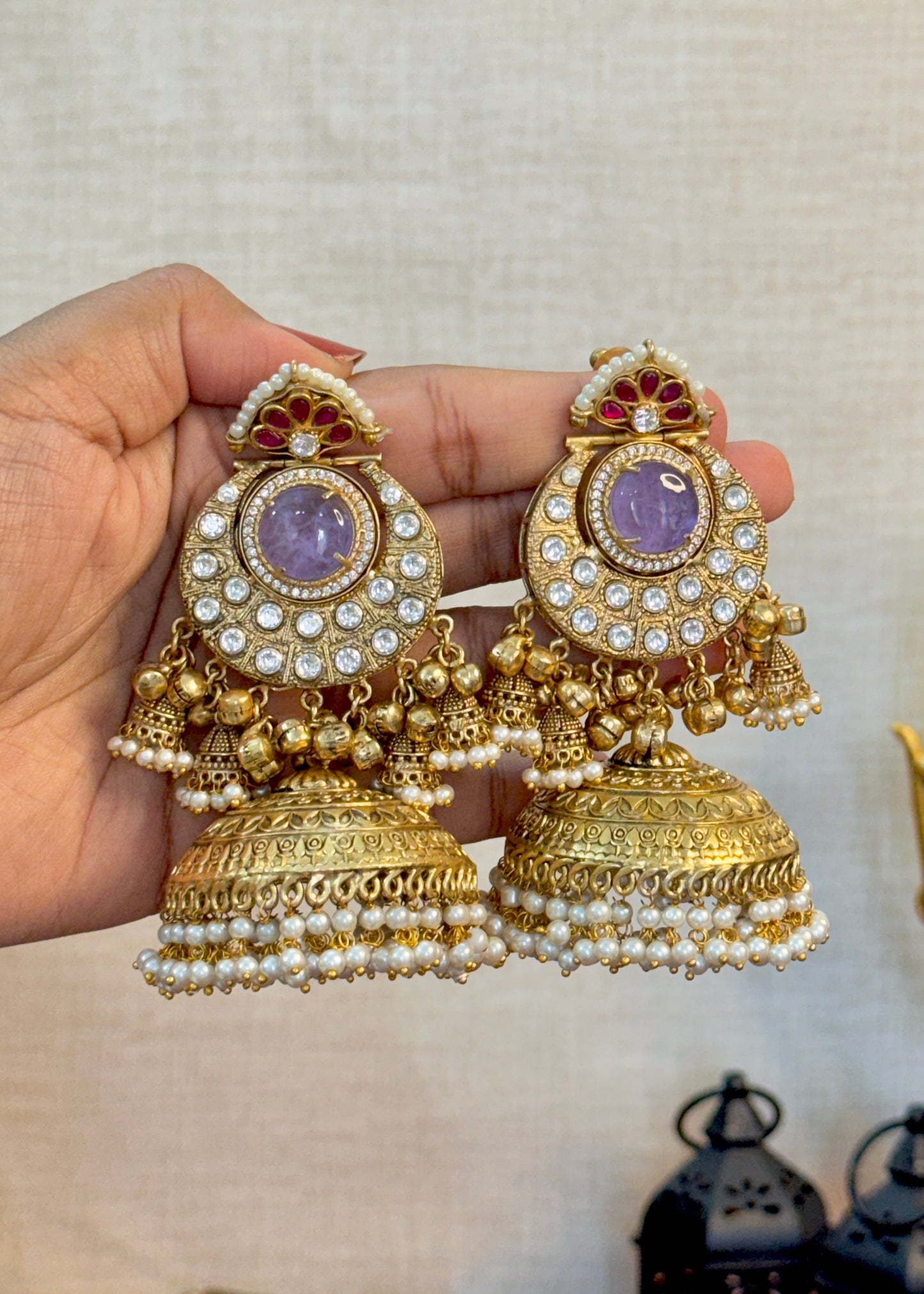 Inaaya Gold Plated Jhumki