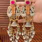 Shakti Gold and silver Plated Fusion Jhumkas