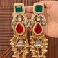 Swarna Gold Silver Plated Kashmiri Fusion Earrings