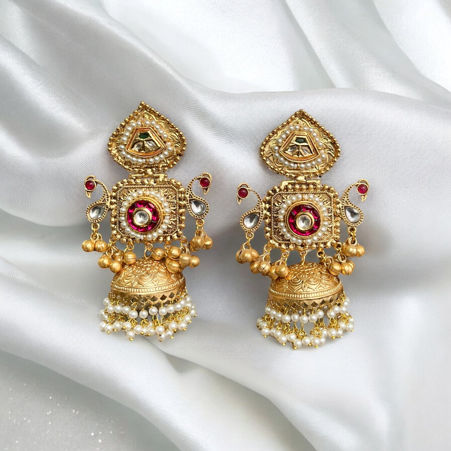 Dua Fusion Ghungroo Jhumkas