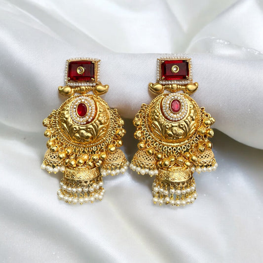 Siya Fusion Ghungroo Jhumkas