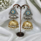 Shubhi Dual Tone Fushion Jhumkis