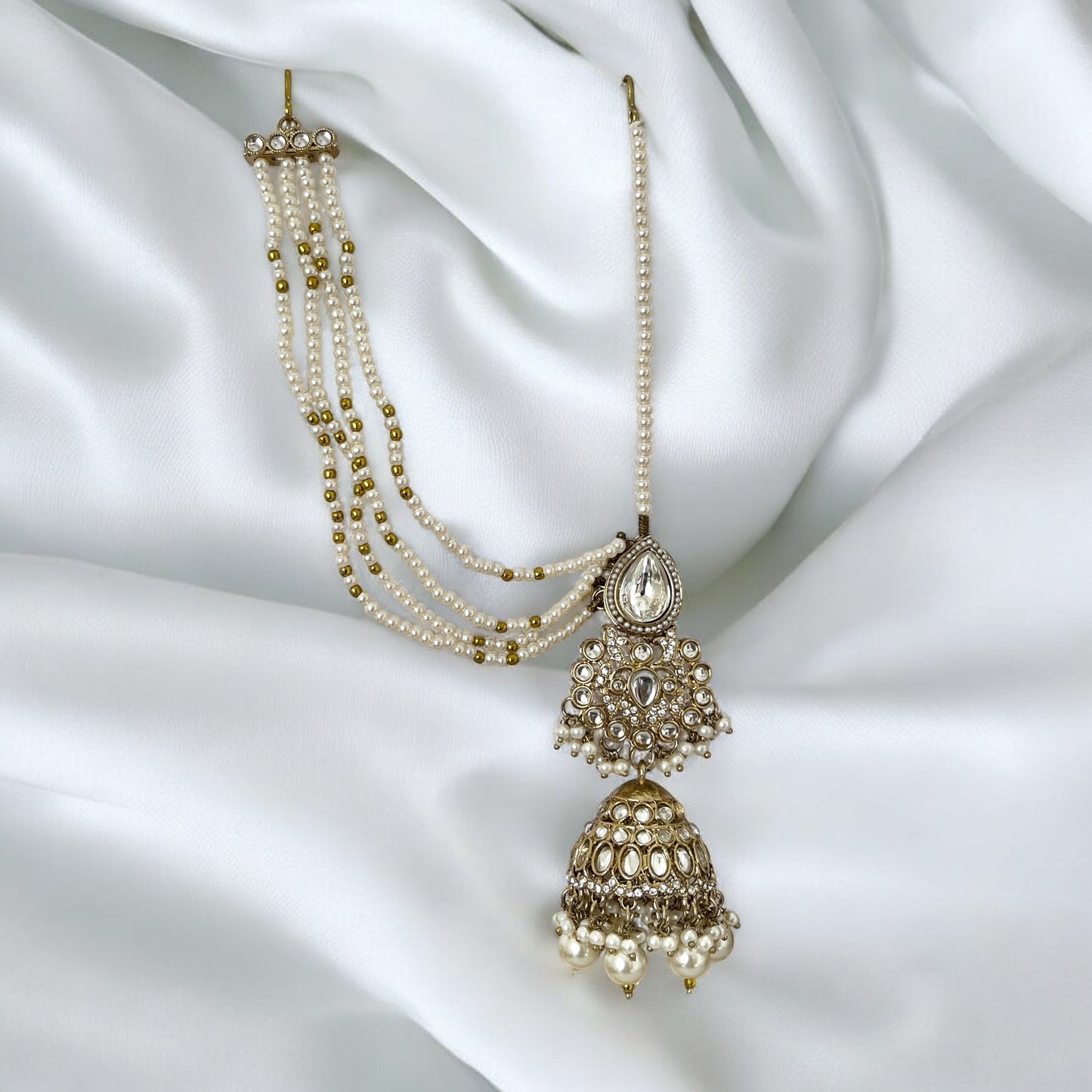 Saiba 2.0 Jhumkis with Kaanchain