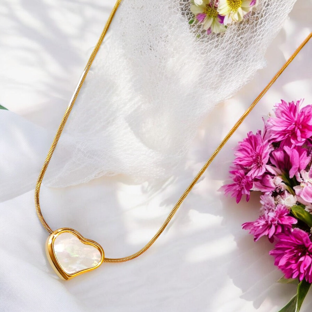 Follow your Heart Gold Plated Necklace