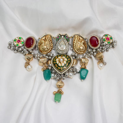 Sahiba Dual Tone Fusion Jewellery Set