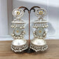 Apoorva Silver Jhumkas