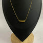 Minimal Curved Necklace