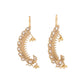 Preeti Gold plated Kaanphool Earrings