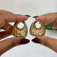 Naira Moissanite Kundan Hoops