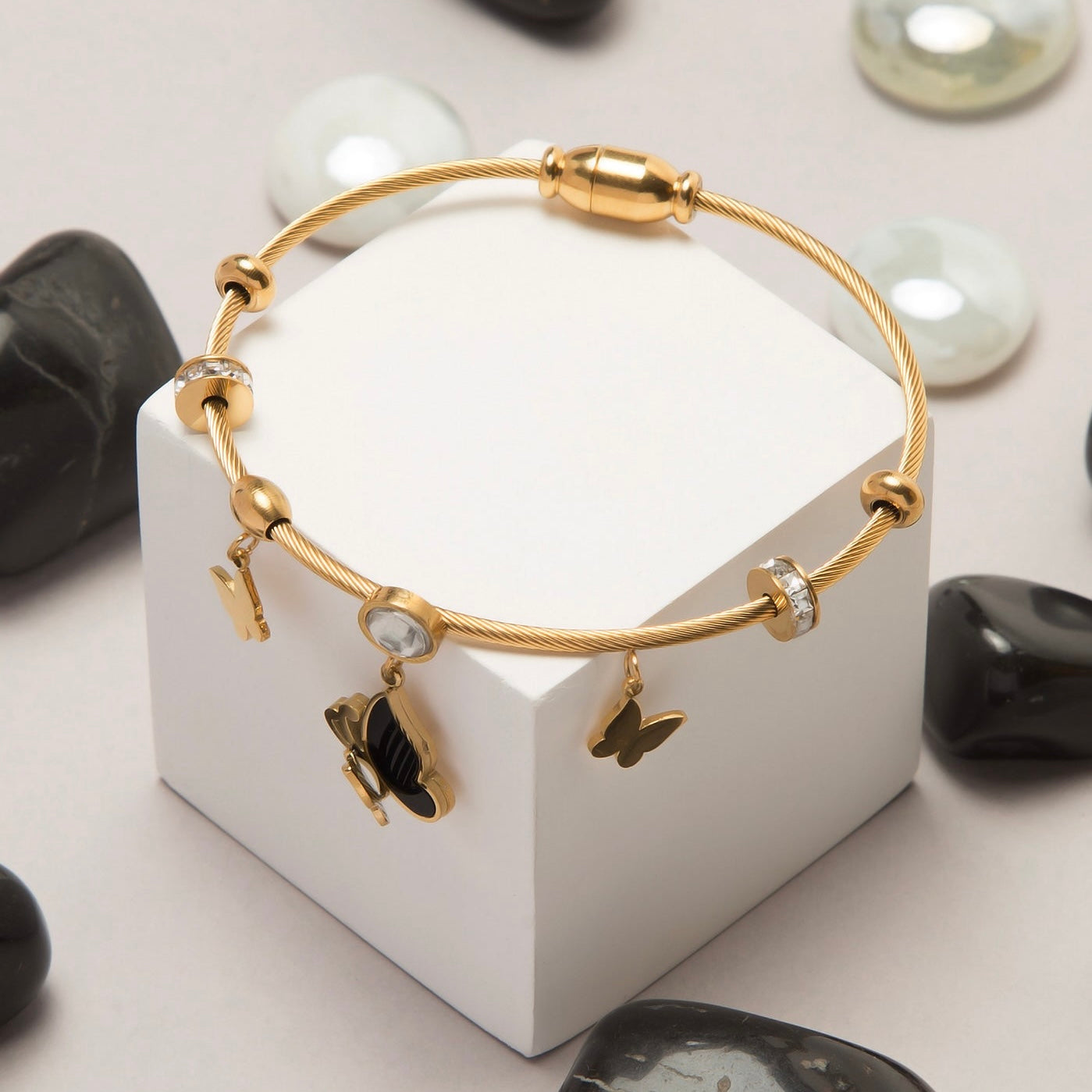 Butterfly gold Plated bracelet