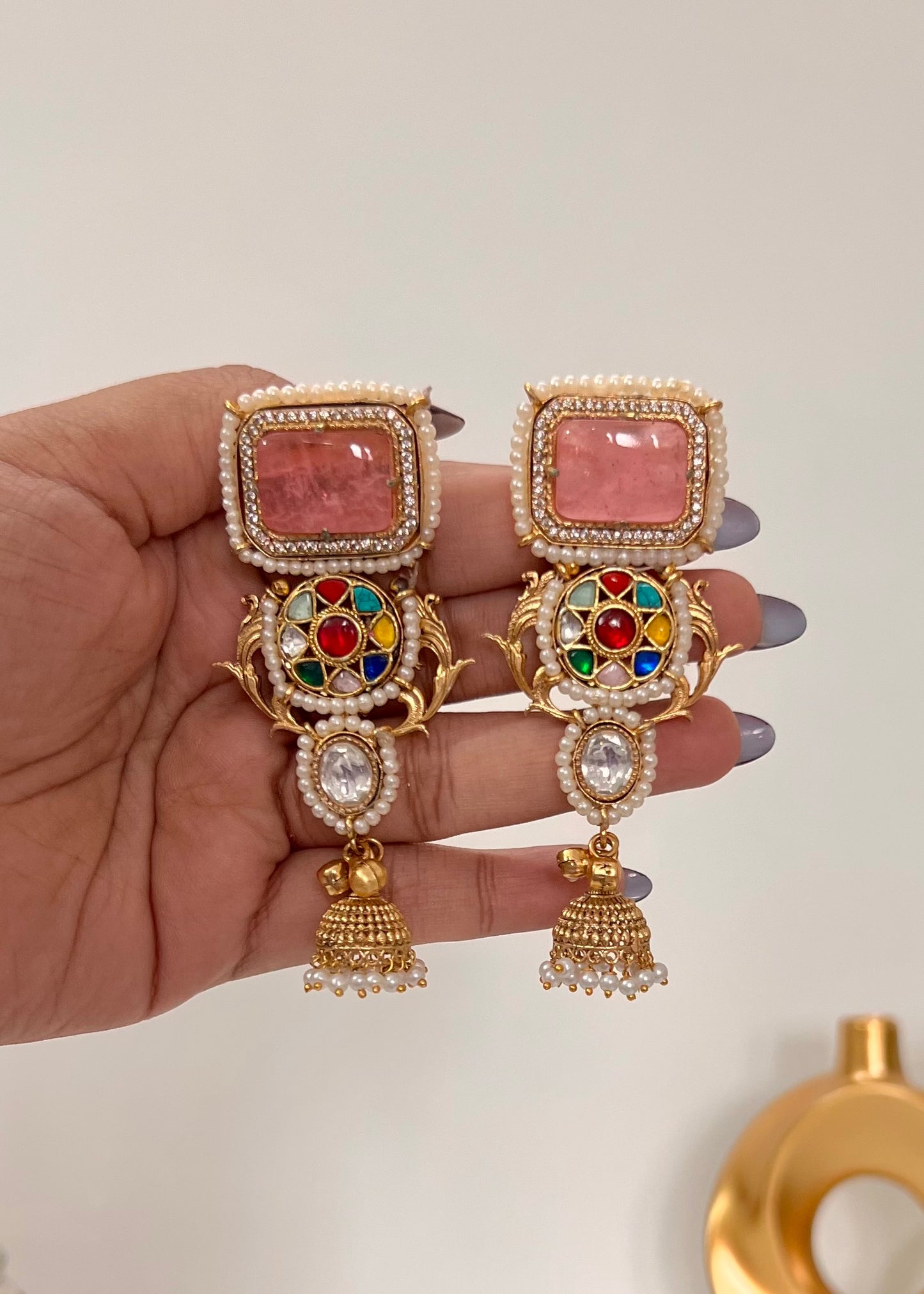 Nandini Gold Plated Jhumki