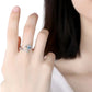 Evil Eye Silver Plated Finger Ring