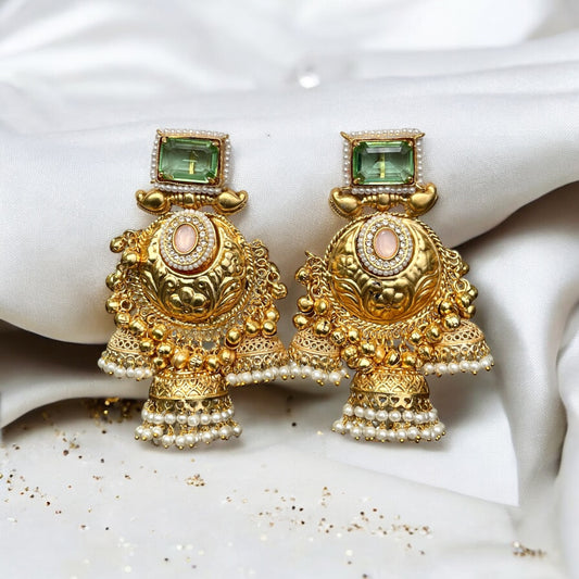 Siya Fusion Ghungroo Jhumkas