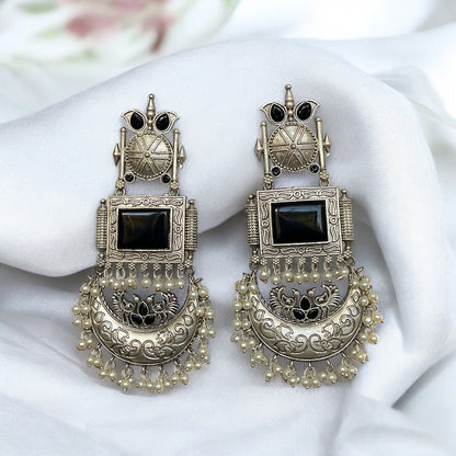 Srishti Silver Fusion Earrings
