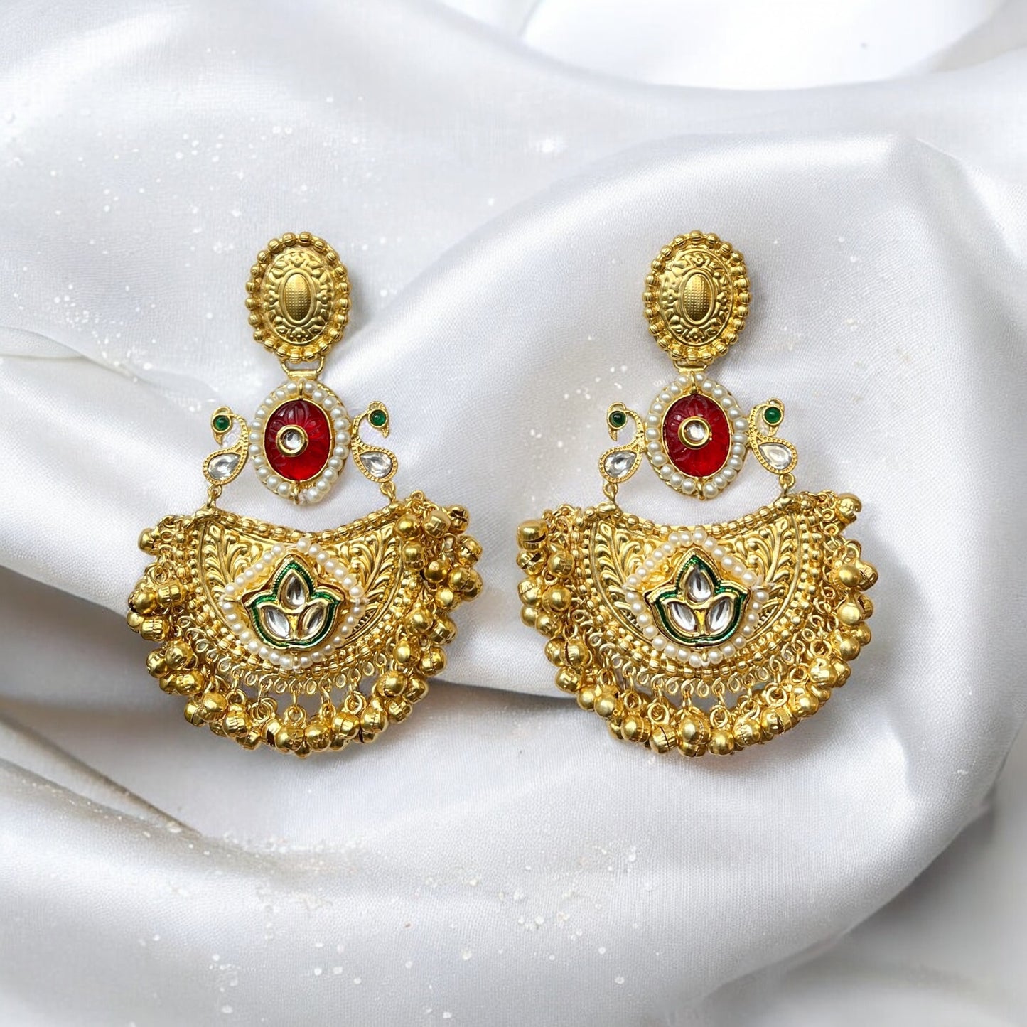 Rubal Fusion Ghungroo Jhumkas