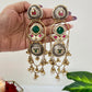 Rubina dual tone fusion dejhoor Kashmiri Earrings