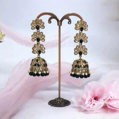 Nitya Kundan jhumkas