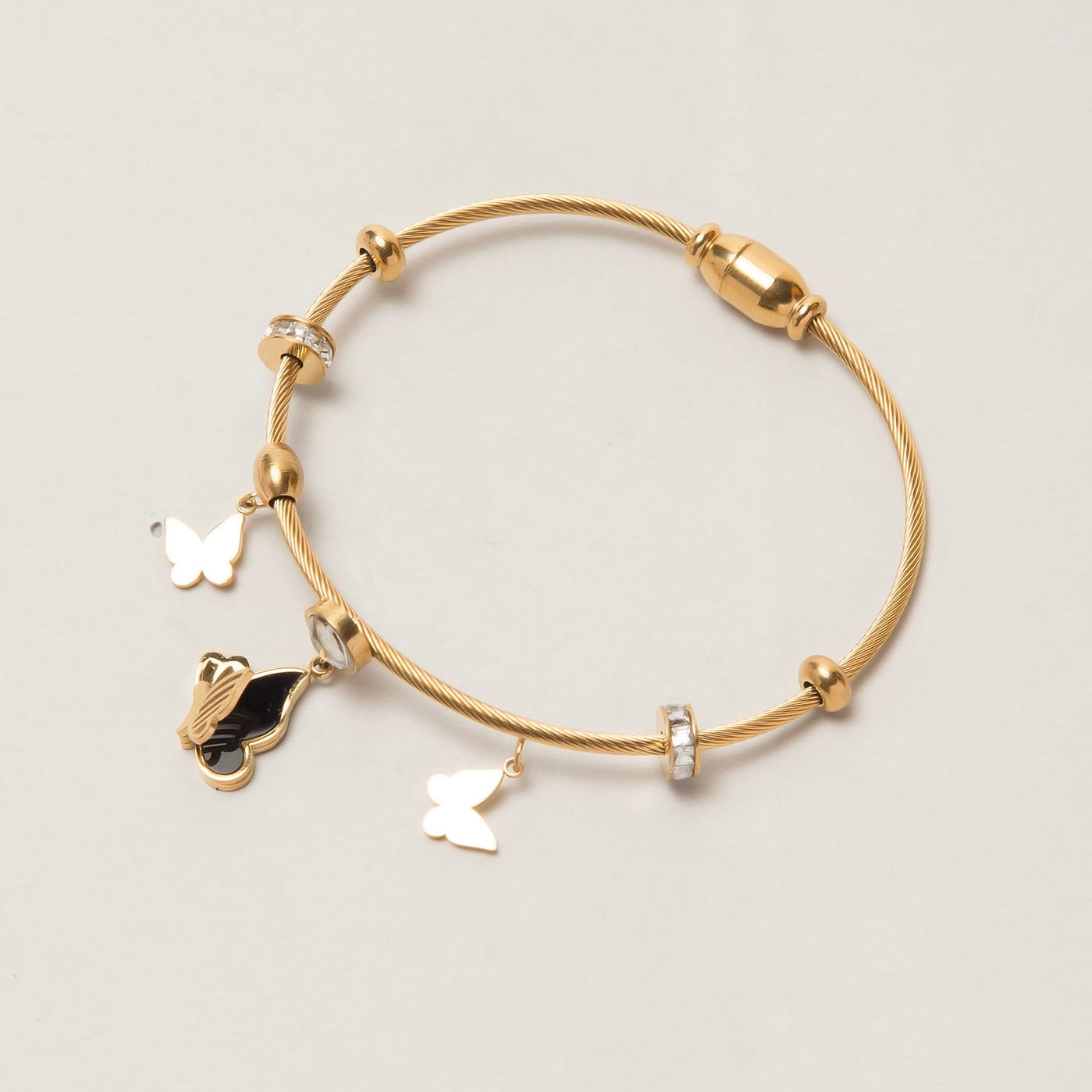 Butterfly gold Plated bracelet