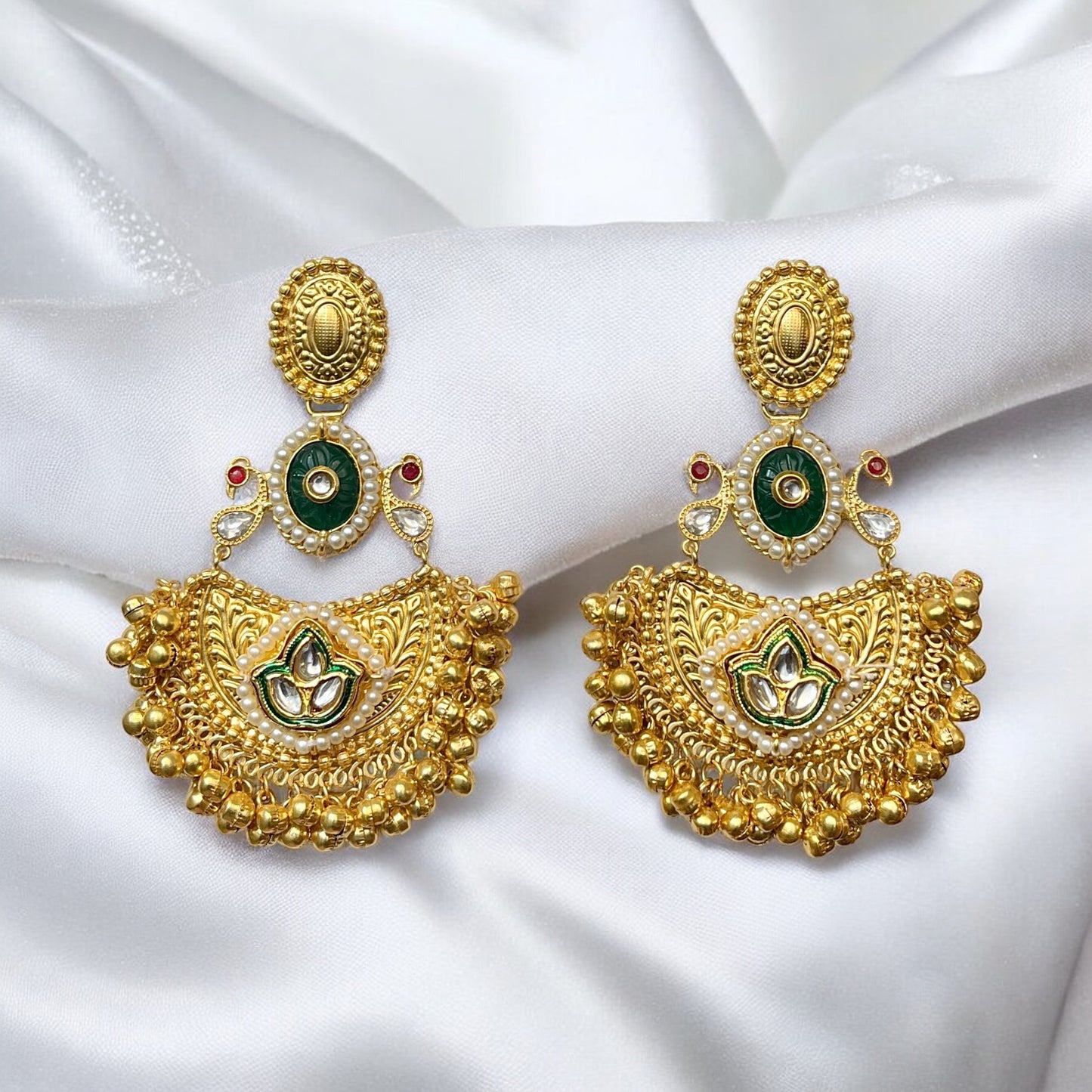 Rubal Fusion Ghungroo Jhumkas