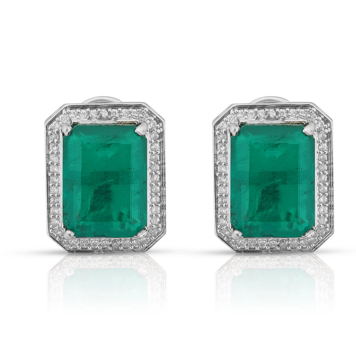 Shilpa Emerald Green American Diamond Choker Set