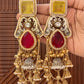 Swarna Gold Silver Plated Kashmiri Fusion Earrings