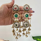 Rubina dual tone fusion dejhoor Kashmiri Earrings