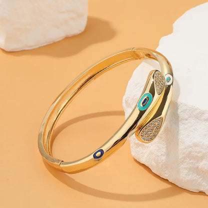 Guardian Angel gold & rose gold Plated bracelet