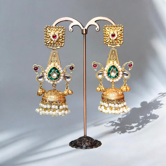 Gayatri Fusion Jhumkas