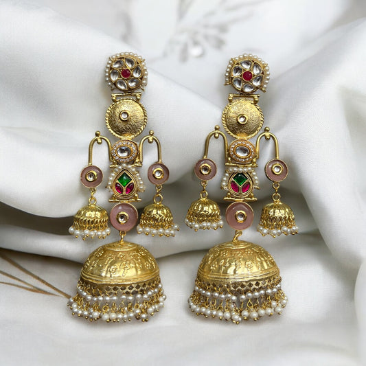 Shanaya Fusion Jhumkis