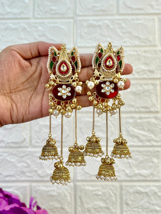 Inayat Kashmiri Triple Jhumki