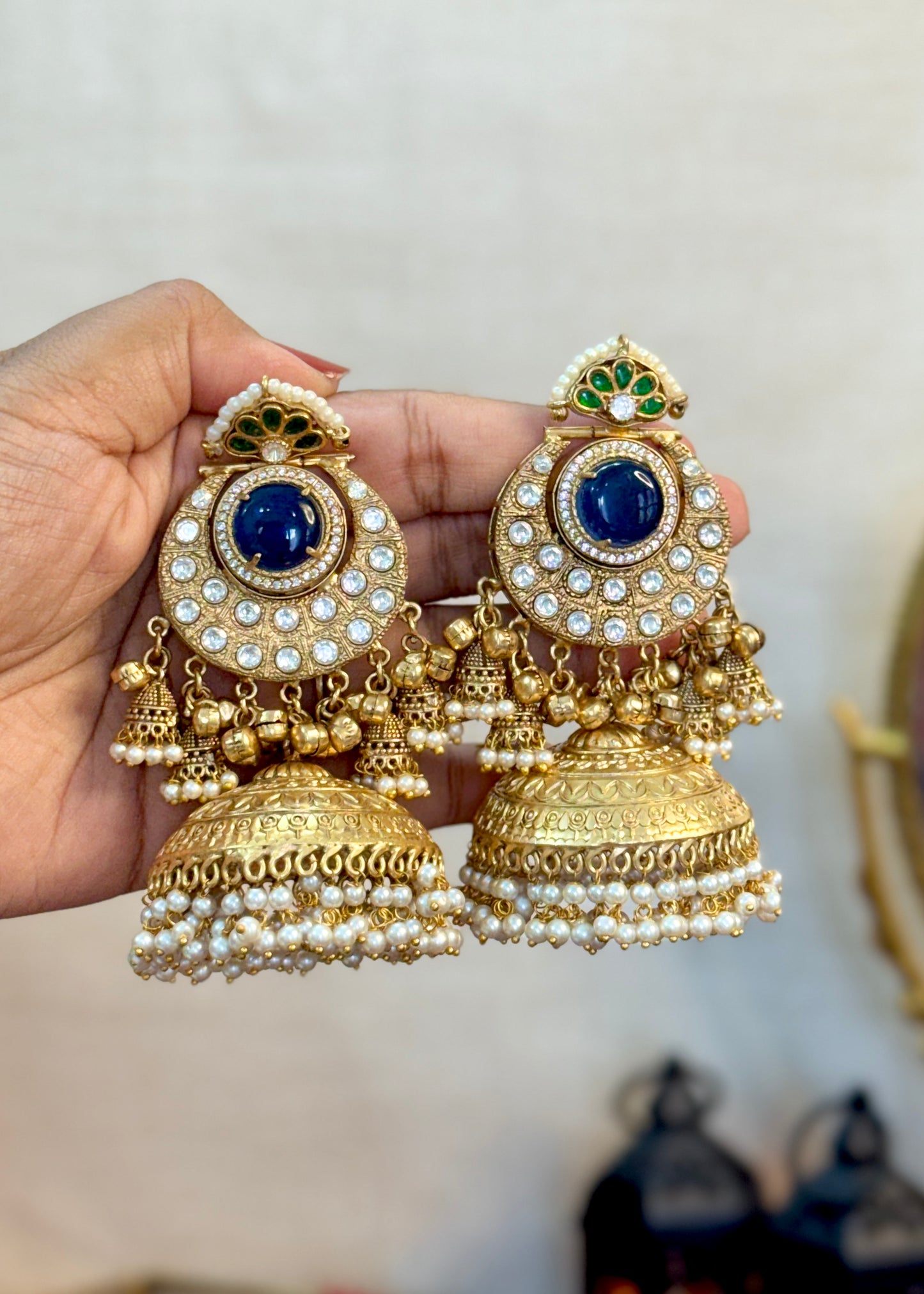 Inaaya Gold Plated Jhumki