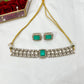 Naira Moissanite studded Kundan Choker Jewellery set