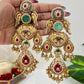 Amira Gold Plated Fusion Earrings