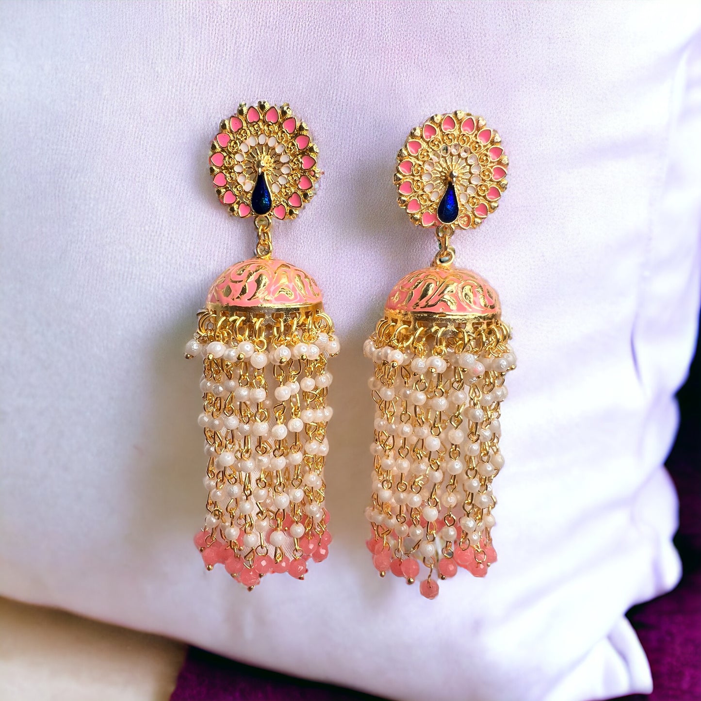 MAYURI MEENAKARI BOLLYWOOD JHUMKA