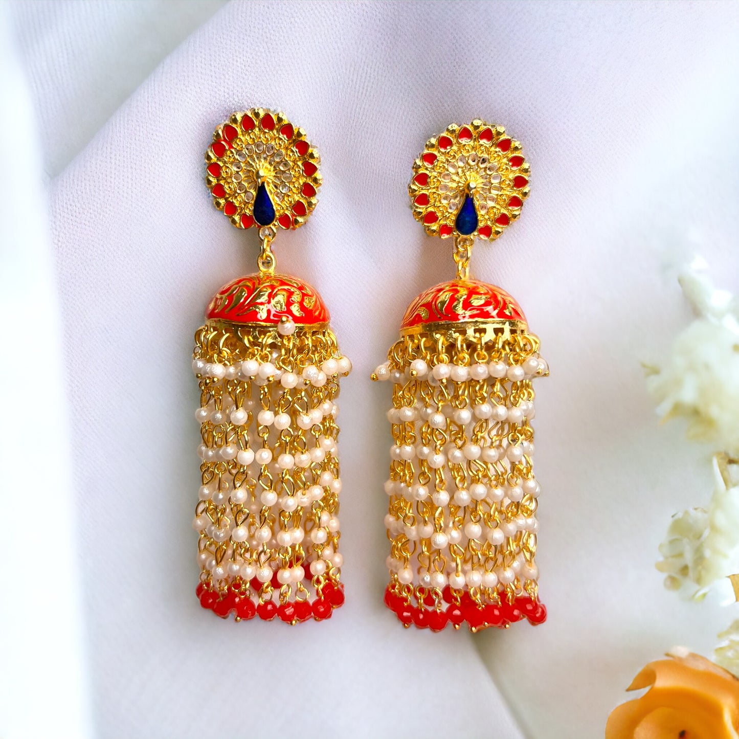 MAYURI MEENAKARI BOLLYWOOD JHUMKA