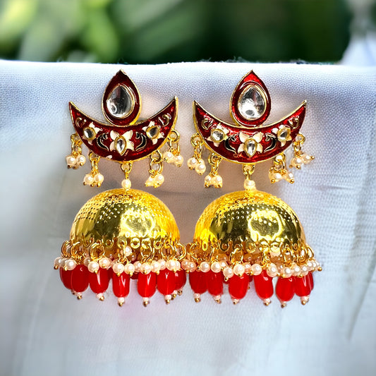 MEENAKARI HEER JHUMKA