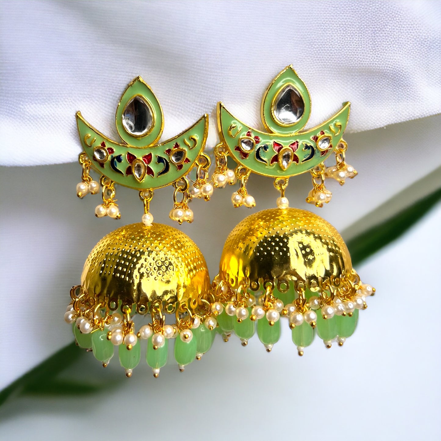 MEENAKARI HEER JHUMKA