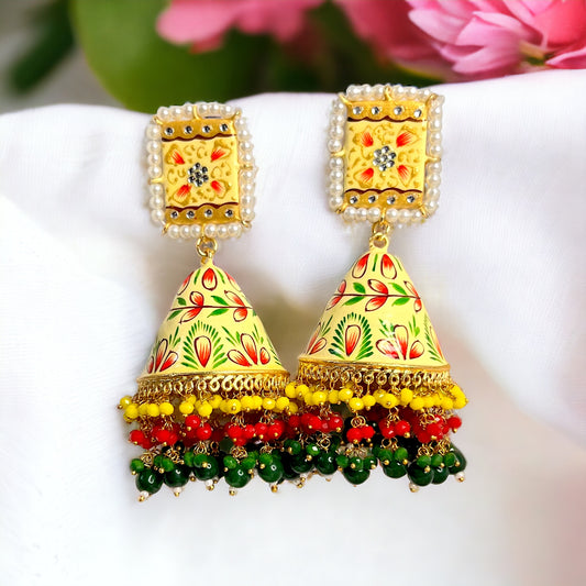 RAIMA MEENAKARI JHUMKA