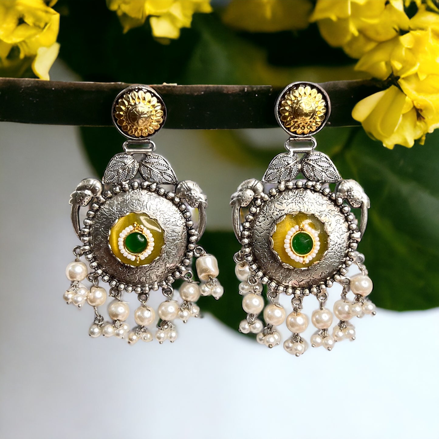 Bhumi Oxidized Earrings