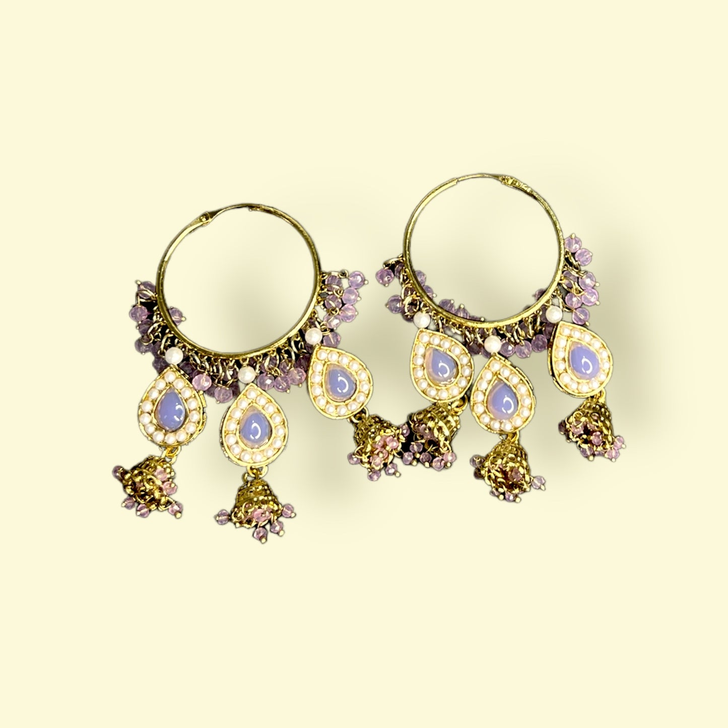 Mira Earrings (Lavender)