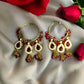 Mira Earrings (Magenta)
