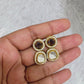 Purple Radhika Moissanite Kundan Jewellery set