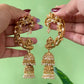 Mahalaxmi Gold Plated Kanphool Earrings