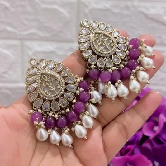 Mili Kundan Earrings